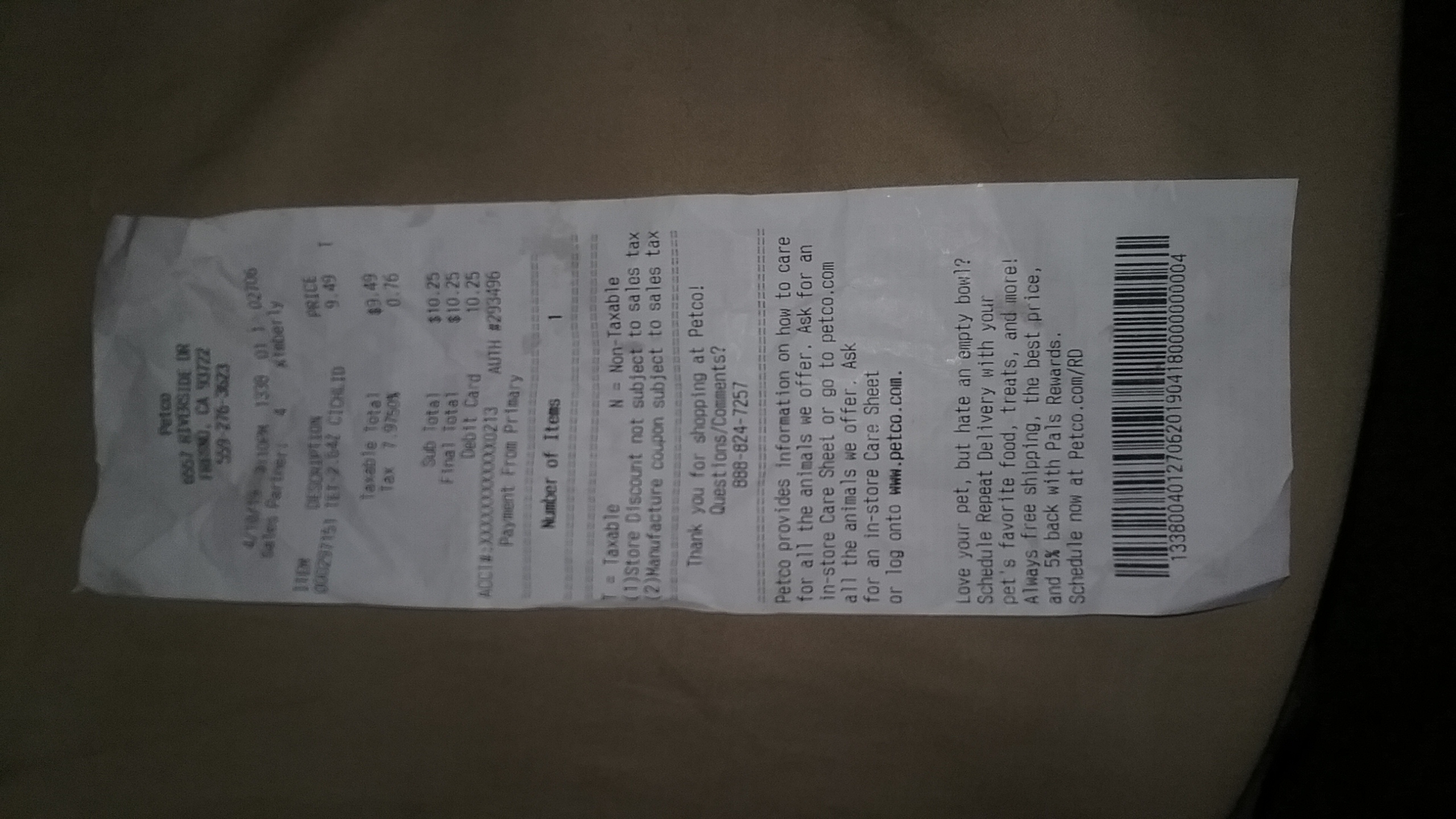 Can I Return Dog Food To Petsmart Without A Receipt